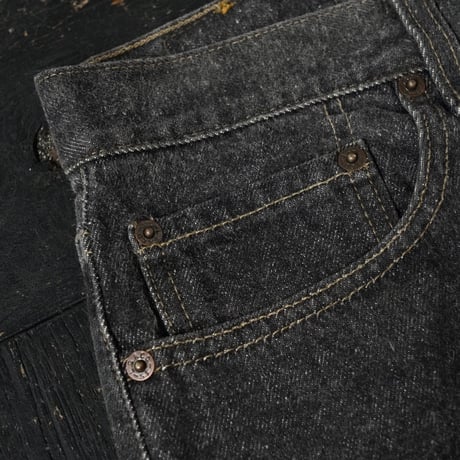 Levi's 501 Black Denim Pants "先染め"(90s 32/34 made in USA)