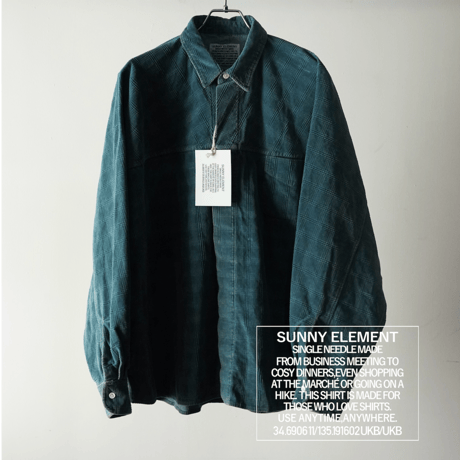 SUNNY ELEMENT Airfield Shirt - Indigo Dye