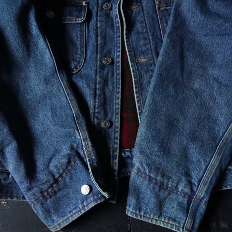 Ralph Lauren Wool Lined Denim Trucker Jacket (90-00s L)