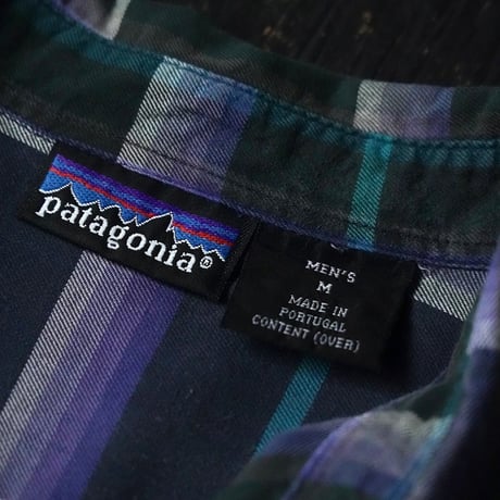 Patagonia Organic Cotton Shirt (90s M 雪なしタグmade in Portugal)