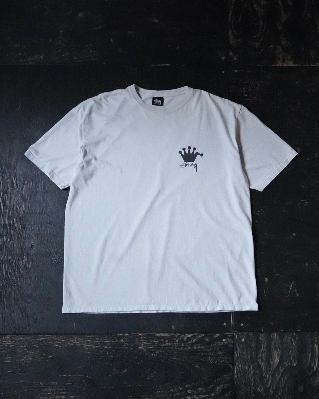 Stussy Crown Print T-Shirt (XL) | globule mag.