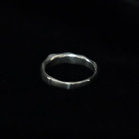 Japan 925 Silver Design Ring (00s 23号)