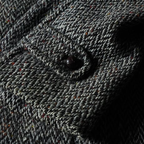 Burberrys' Irish Tweed Long Coat (60s about L made in England)