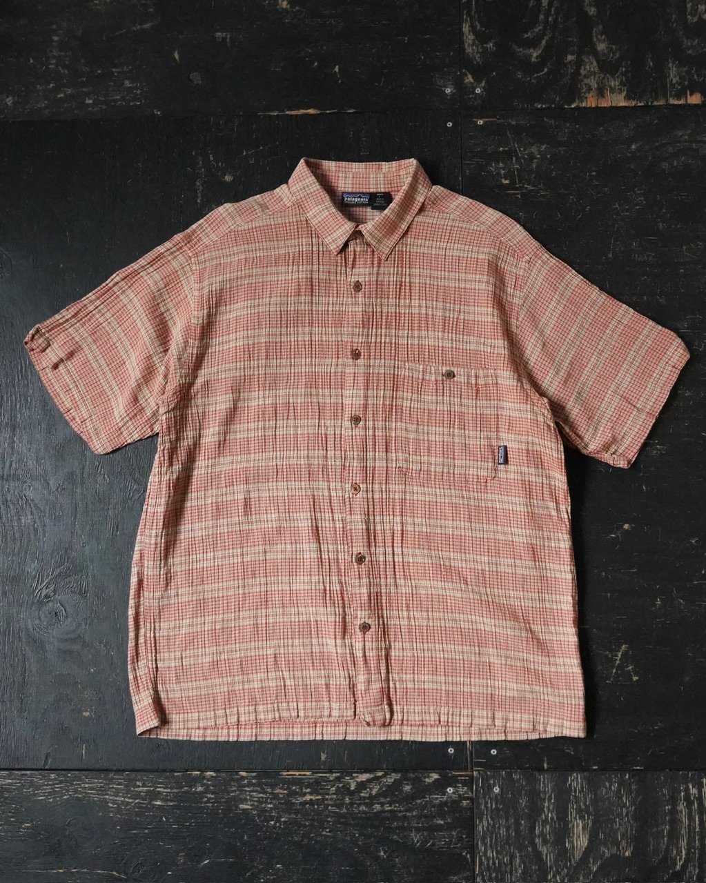 トップス 2000s Patagonia Organic Cotton Shirt Patagonia Organic Cotton A/C Shirt (00s L made