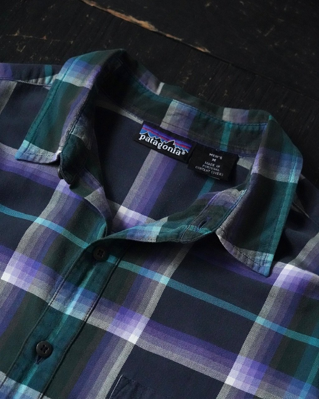 Patagonia Organic Cotton Shirt (90s M 雪なしタグmade