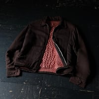 Vintage Rayon Gabardine Jacket (60s Goodfade Best Zipper)
