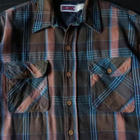 Big Mac Heavy Flannel Quilting Shirt Jacket (80-90s about L)