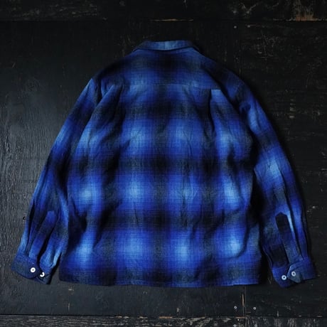 Pilgrim Wool Open Collar Shirt (60s L)