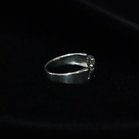 Mexican Jewelry 925 Silver Mesh Ring (80s 23号)