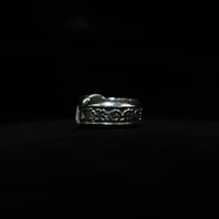 Chrome Hearts Scroll Label Ring (00s 約12号)