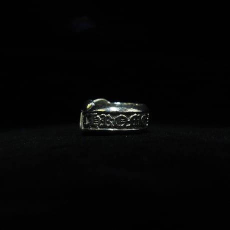 Chrome Hearts Scroll Label Ring (00s 約12号)