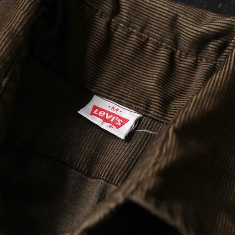 Levi's Corduroy Shirt Jacket (70s M Big E model )