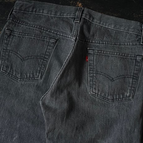 Levi's 501 Stripe Denim Pant "先染め" (86s made in USA 520刻印)