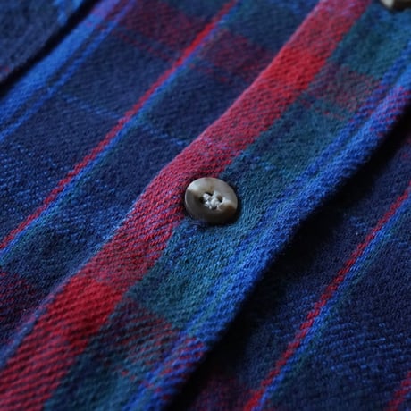 Melton Heavy Flannel Shirt (80s about L )