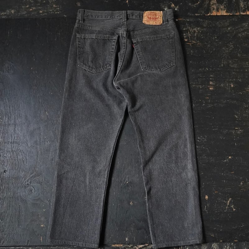 Levi's 501 Black Denim Pant (90s 32/34 先染め) | g