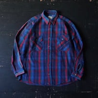 Melton Heavy Flannel Shirt (80s about L )