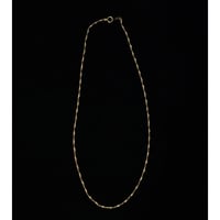 18K Gold Twist Necklace (80-90s Japan )