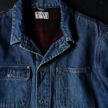 Ralph Lauren Wool Lined Denim Trucker Jacket (90-00s L)