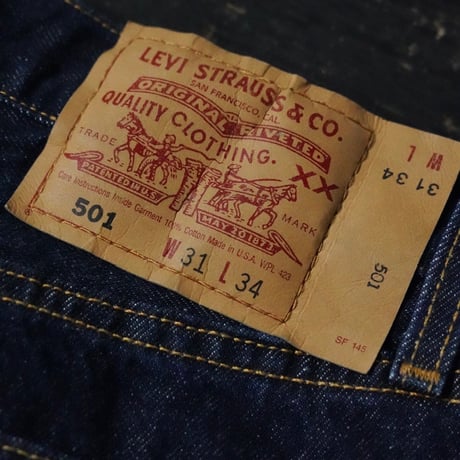 Levi's 501 Denim Pant (00s 31/34 made in USA)
