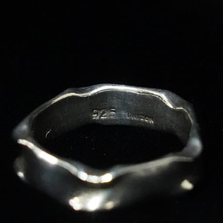 Japan 925 Silver Design Ring (00s 22号)