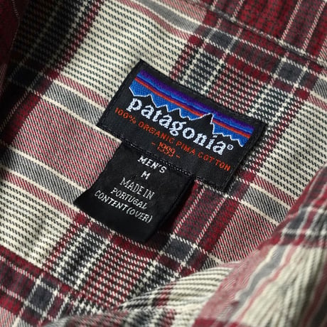 Patagonia Organic Pima Cotton Shirt (90s M made in Portugal)