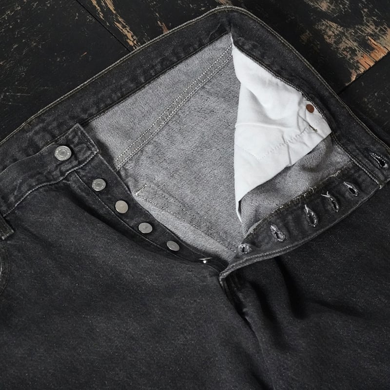 Levi's 501 Black Denim Pants 