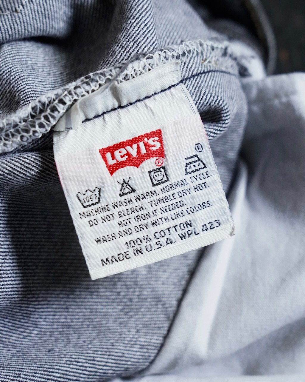 Levi's 501 Black Denim Pants 