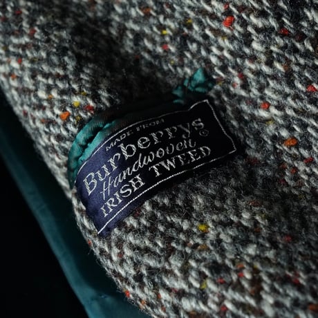Burberrys' Irish Tweed Long Coat (60s about L made in England)