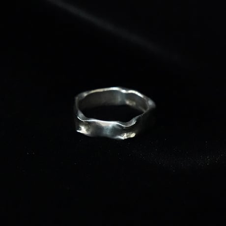 Japan 925 Silver Design Ring (00s 22号)