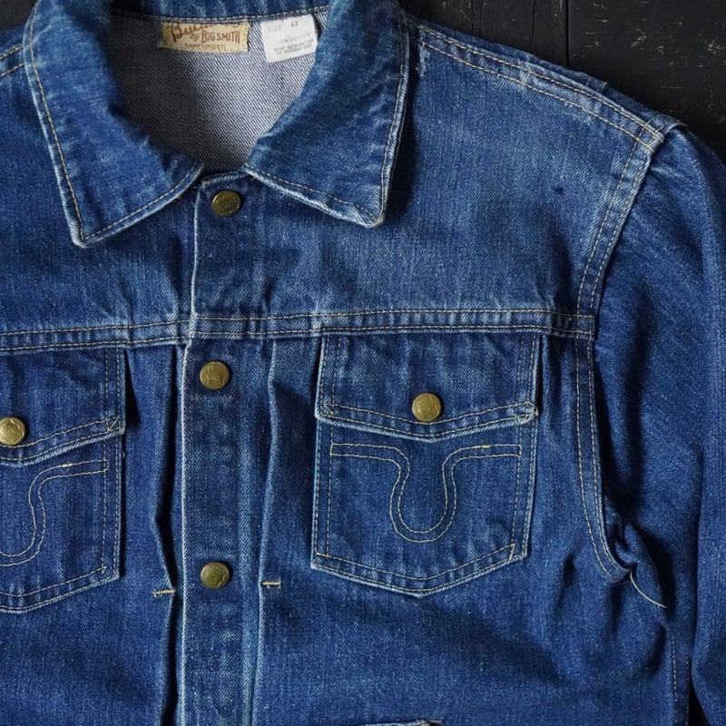 Big Smith Snap Button Denim Jacket (60s 42 ) |