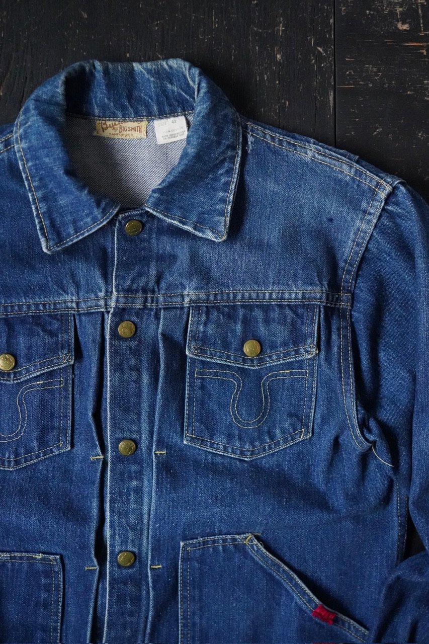 Big Smith Snap Button Denim Jacket (60s 42 ) |