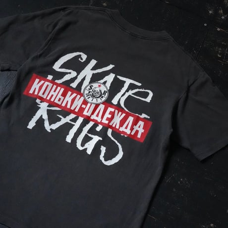 Skate Rags Print T-Shirt (90s about M )
