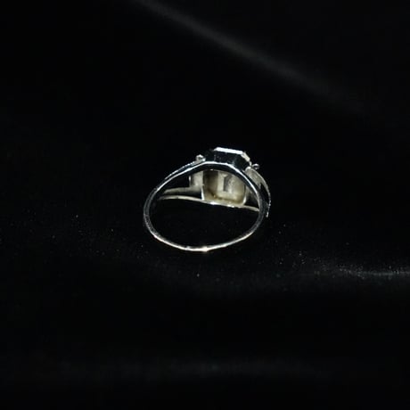 Square Citrine Ring (17号)