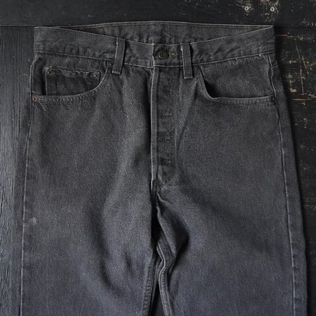 Levi's 501 Black Denim Pant (90s 32/34 先染め)