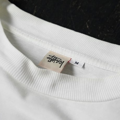 Stussy Shadow Man Print Long Sleeve T-Shirt (90s M)