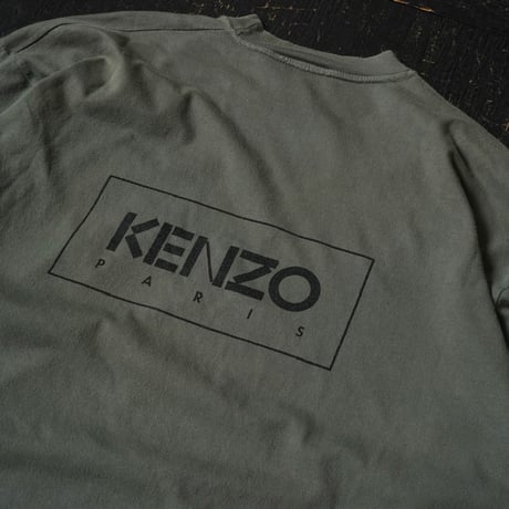 KENZO Printed Long Sleeve T-Shirt (90s XL made in Italy)