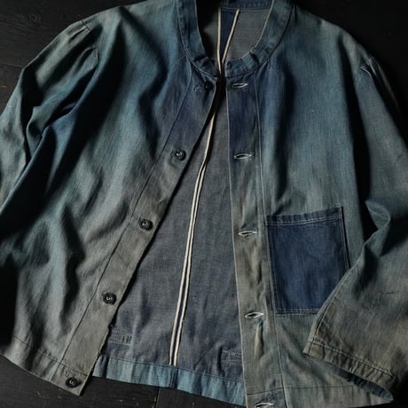 Vintage Custom Made Denim Jacket (about 20s M Good Design)