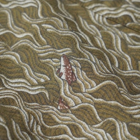Patagonia Organic Cotton Open Collar Shirt (00s L Wave&Trout)