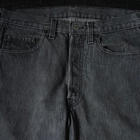 Levi's 501 Stripe Denim Pant "先染め" (86s made in USA 520刻印)