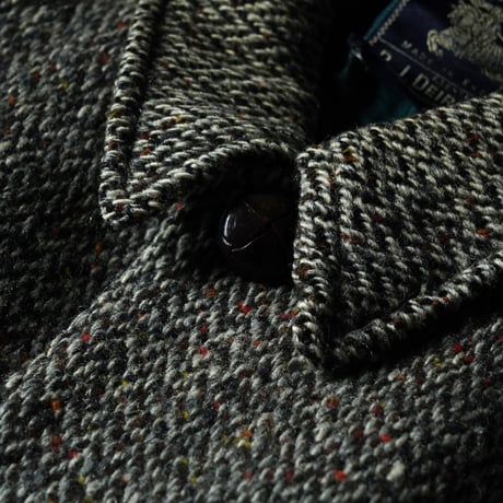 Burberrys' Irish Tweed Long Coat (60s about L made in England)