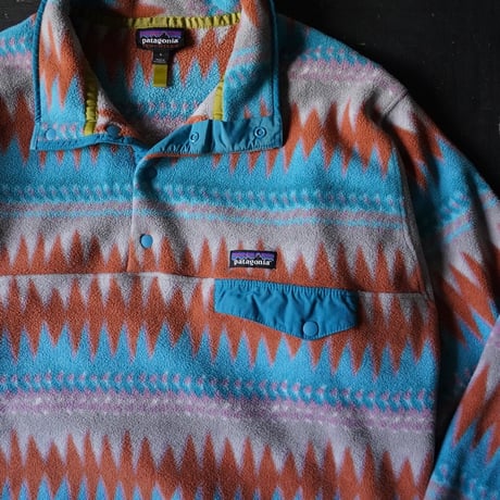 Patagonia Light Weight Synchilla Snap T "Minehaha" (00s L)