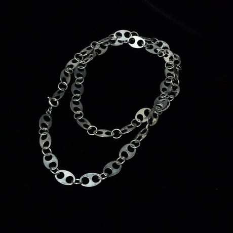 Anker Link Chain Necklace (80s Italy )