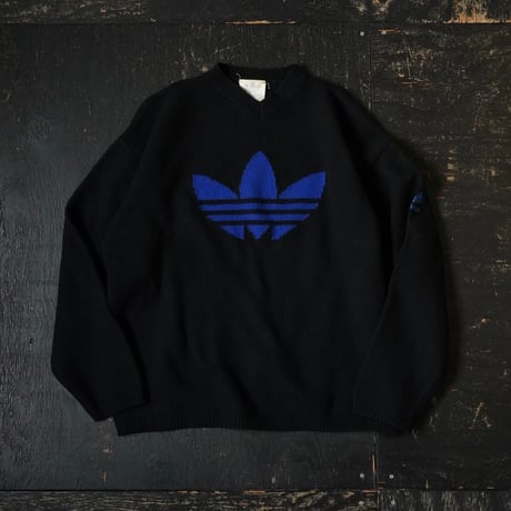 adidas V Neck Sweater (80-90s XL made in Turkey)