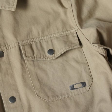 OAKLEY Snap Button Field Jacket (00s L Rare design!!)