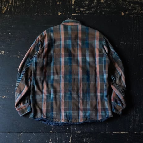 Big Mac Heavy Flannel Quilting Shirt Jacket (80-90s about L)