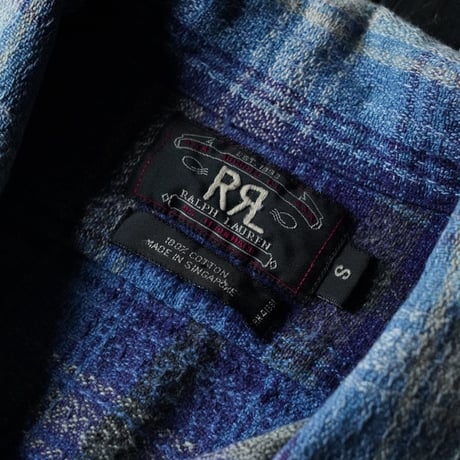 RRL Open Collar Shirt (S)