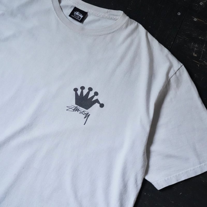 Stussy Crown Print T-Shirt (XL) | globule mag.