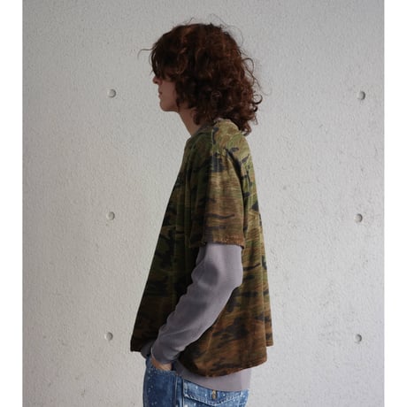 MOOJI MOOJI Everyday Slub Tee - Aged Camouflage