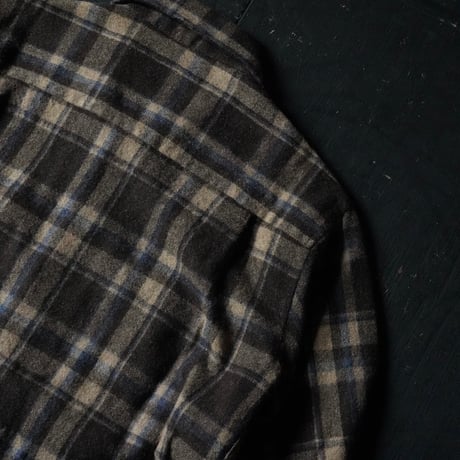 Lumber Jack Wool Open Collar Shirt (L good color!)