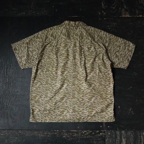 Patagonia Organic Cotton Open Collar Shirt (00s L Wave&Trout)